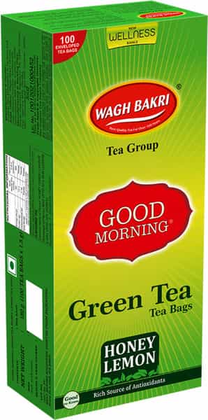 Wagh Bakri Green Honey Lemon Tea 100 Tea Bags