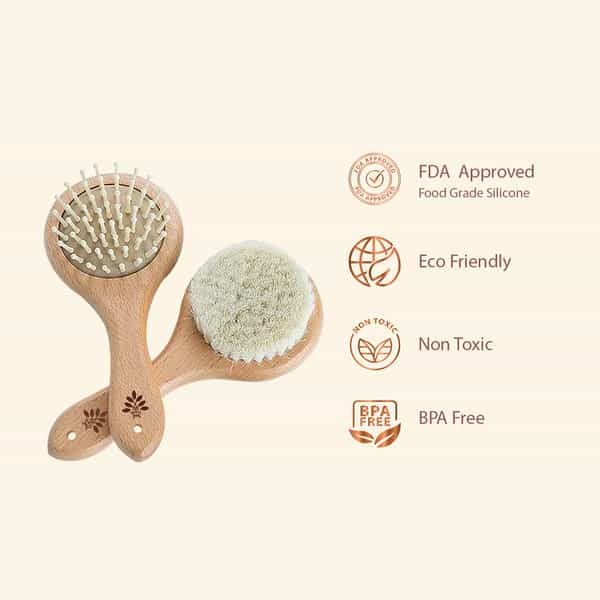 Baby Forest Sunehere Resham Beech Wood Baby Comb