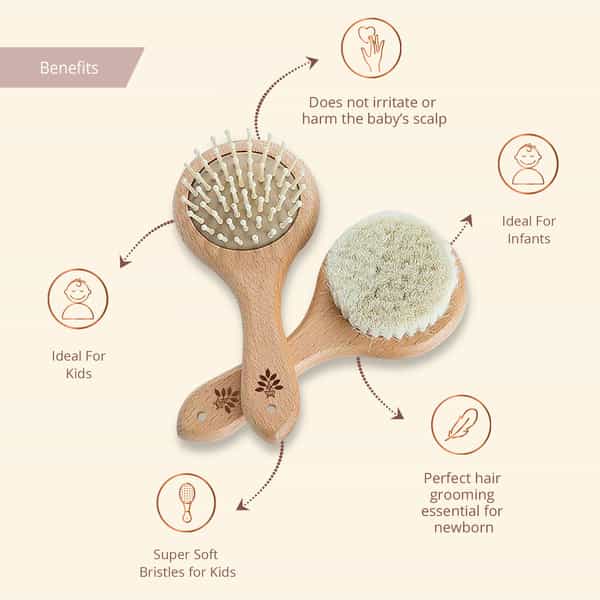 Baby Forest Sunehere Resham Beech Wood Baby Comb