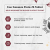 Four Seasons Plato-Fs Tablet - 30 Tabs | Increase Blood Platelet Count
