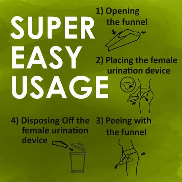 Namyaa Stand And Pee Disposable Female Urination Device - 120 G