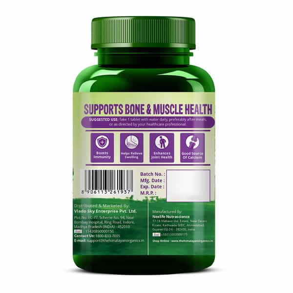 Vlado's Himalayan Organics Alfalfa | Calcium Citrate Malate 1200Mg - 120 Veg Tablets