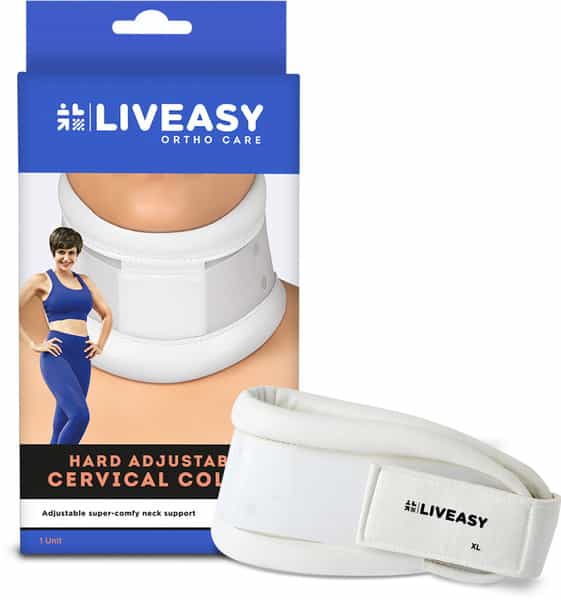 Liveasy Ortho Care Hard Adjustable Cervical Collar Xl