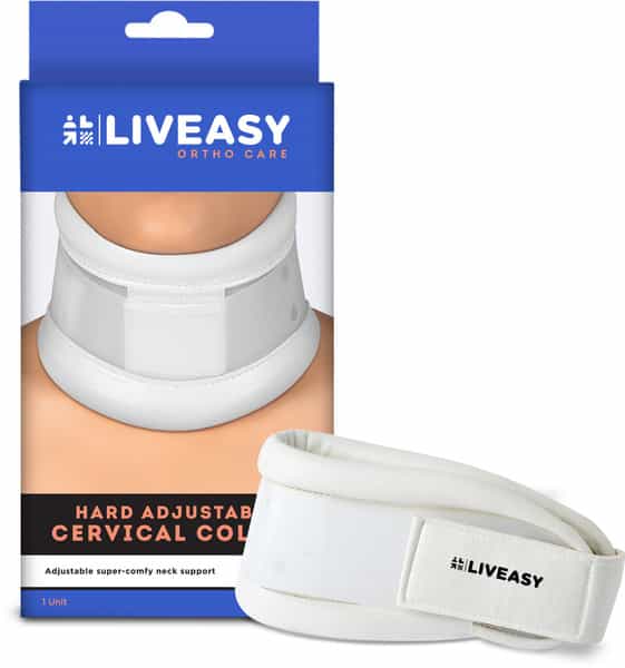 Liveasy Ortho Care Hard Adjustable Cervical Collar Xl