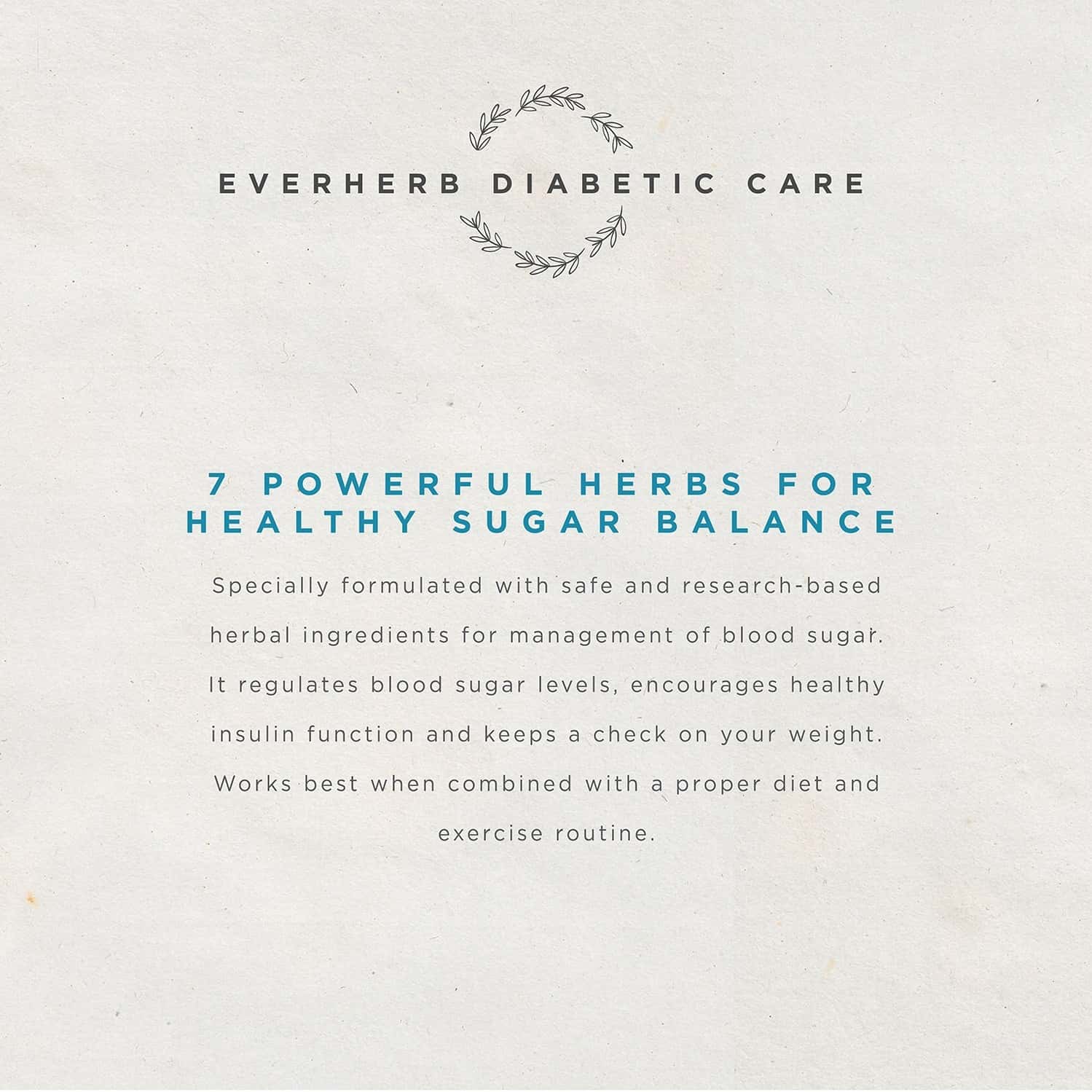 Buy EVERHERB (BY PHARMEASY) DIABETIC CARE BOTTLE OF 60 Online & Get