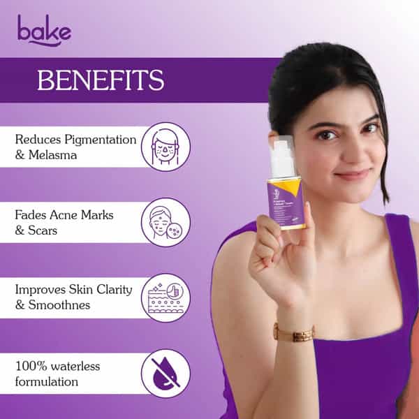 Bake 2% Kojic Acid Face Serum With Melasrx Complex For Dark Spots | Pigmentation (30Ml)