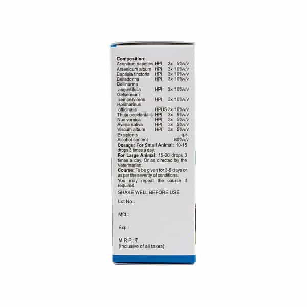Dr Bakshi's Bakson Homoeopathy | Immuno Aid Drops | For Veterinary Use | Bottle Of 30 Ml
