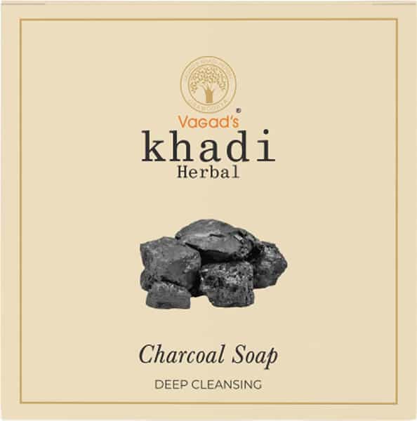 Vagad's Khadi Herbal Charcoal Soap 100 G