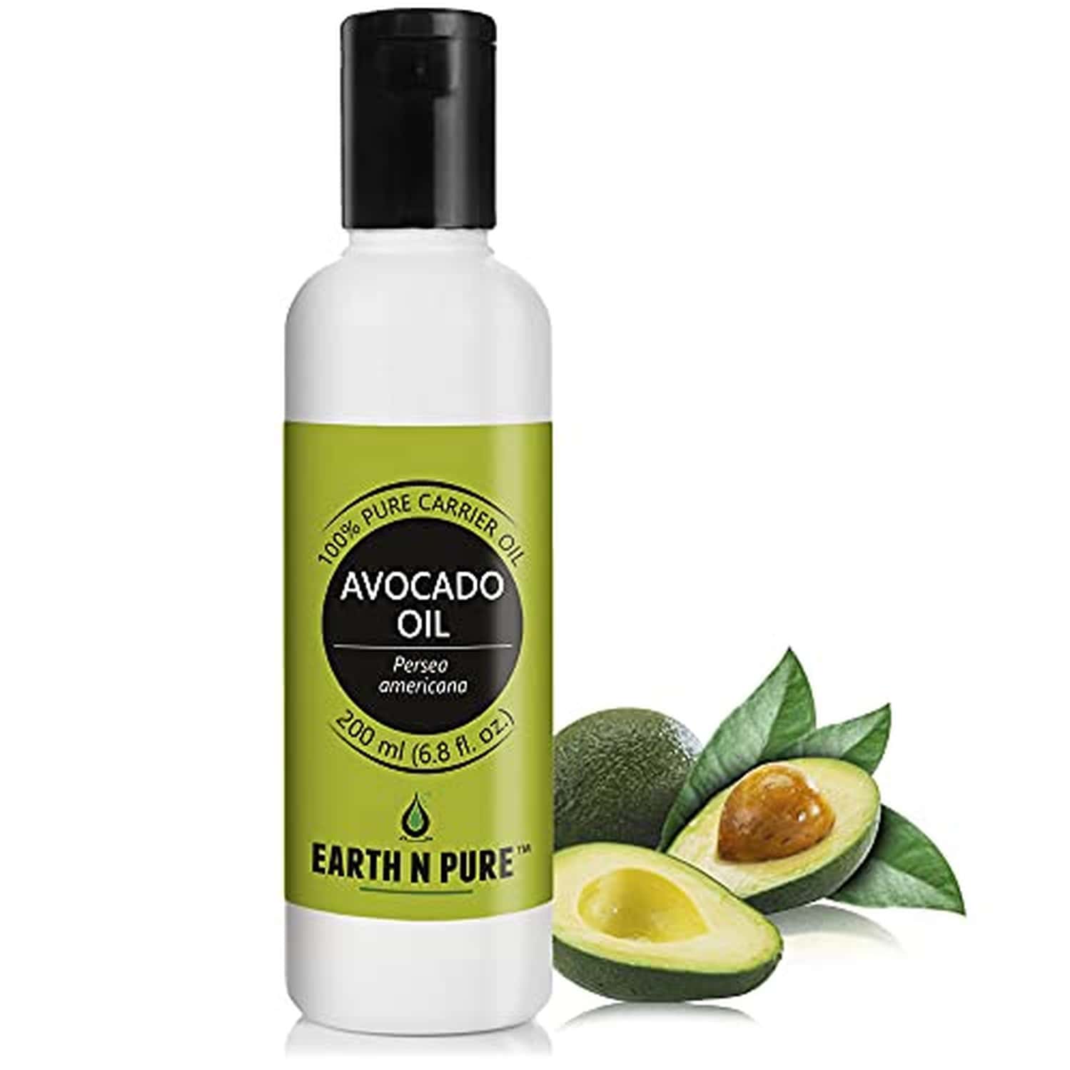 Earth N Pure Avocado Oil 100% Pure Natural And Cold Pressed - 200 Ml (6.8 Fl. Oz.) (200 Ml)