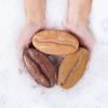 Mcaffeine Daily Latte Bath Kit With Free Handcrafted Bean Tray:bathing Barsoap & Bodybutter