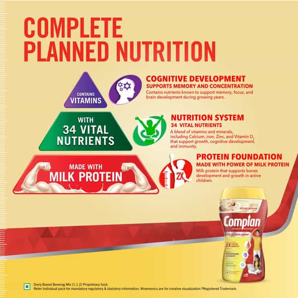Complan Nutritional Drink Kesar Badam 200G Jar