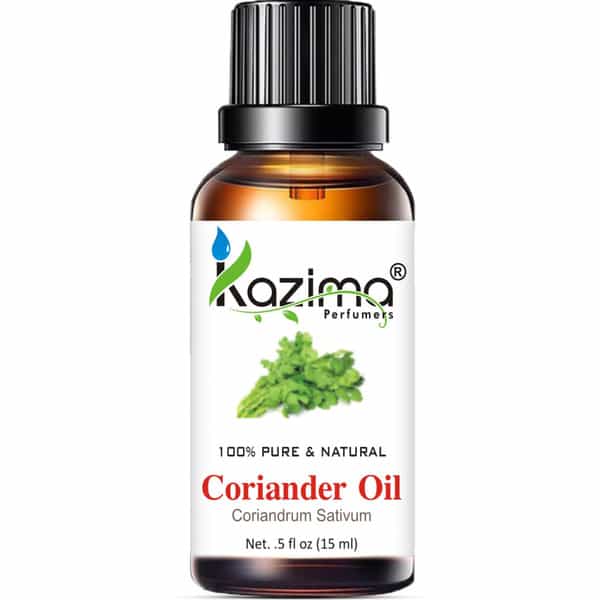Kazima Coriander Essential Oil (15Ml) 100% Pure Natural For Skin Care & Hair Treatment (15 Ml)