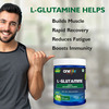 Onelife L-Glutamine Green Apple - 250Gm