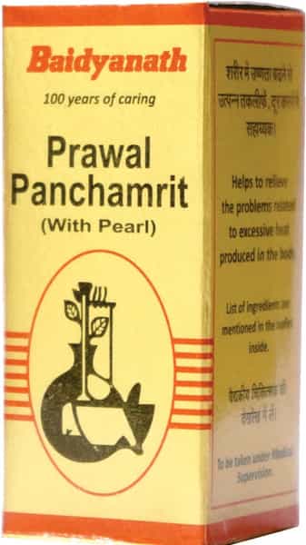 Baidyanath Asli Ayurved Prawal Panchamrita My -25 Tablets