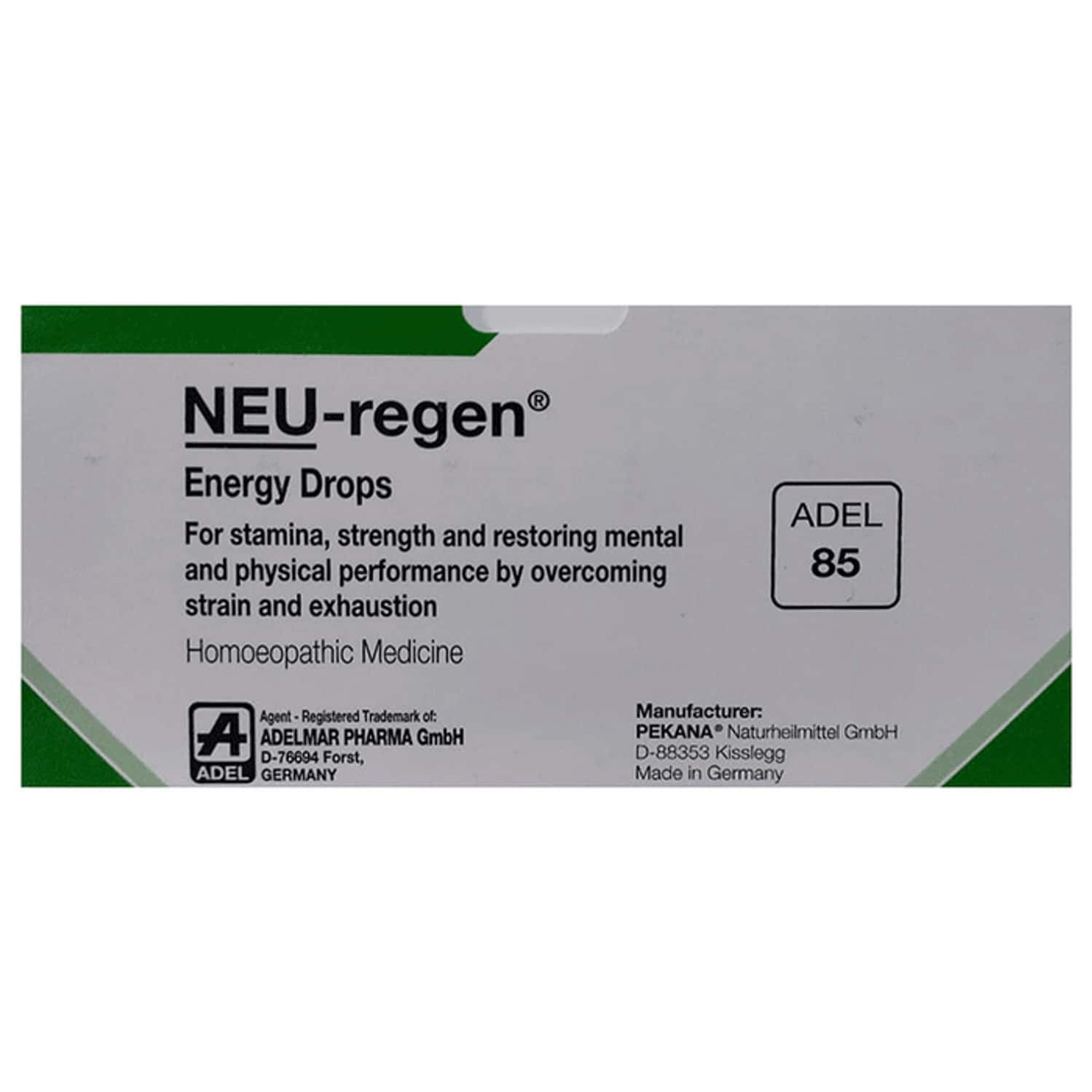 Adel 85 Neu Regen Energy Drops (10ml Each) 12 Ml
