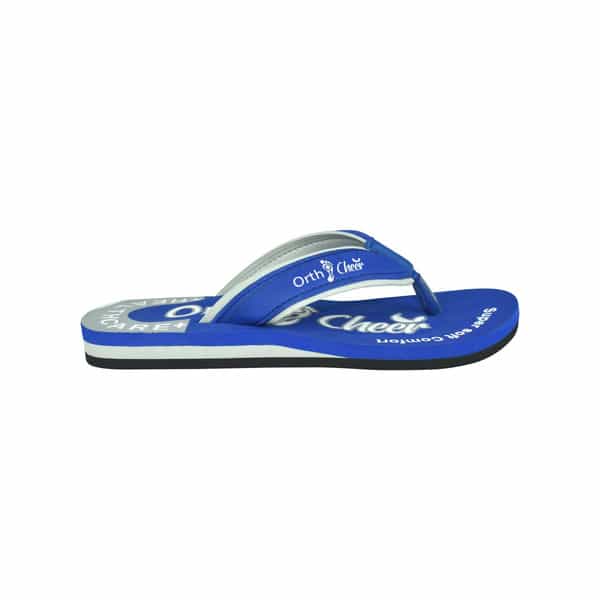 Ortho Cheer Women's Orthopedic And Diabetic Relief Super Soft Slipper | Blue | Size - 6 | 1 Pair
