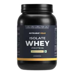 Nutrabay Gold 100% Whey Protein Isolate Vanilla Ice Cream - 1kg