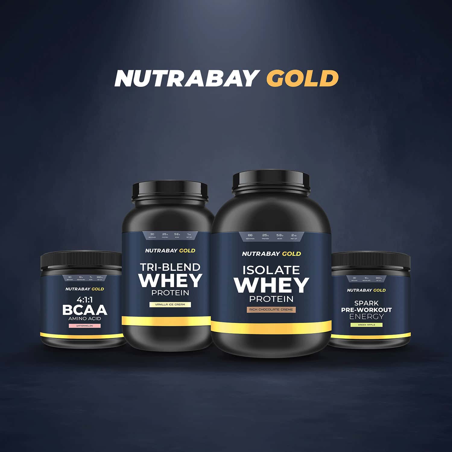 Buy NUTRABAY GOLD 100 WHEY PROTEIN ISOLATE VANILLA ICE CREAM 1KG
