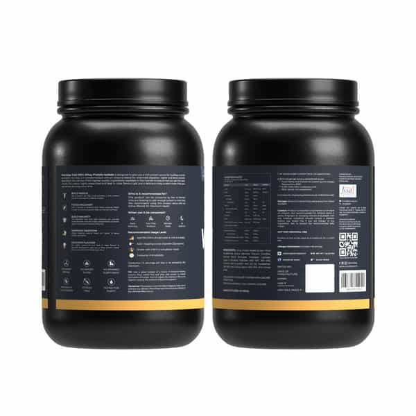Nutrabay Gold 100% Whey Protein Isolate Vanilla Ice Cream - 1Kg