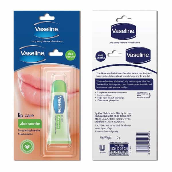 Vaseline Aloe Soothe Lip Care 10 Gm
