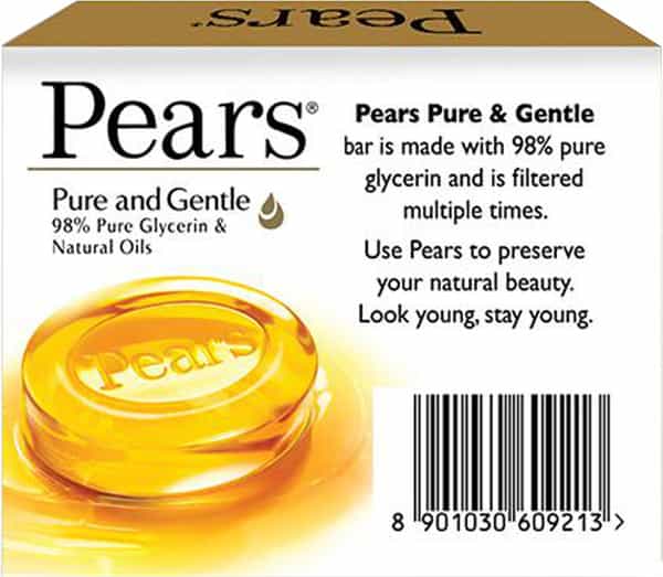 Pears Pure And Gentle Soap Pack Of 4*125 Gm