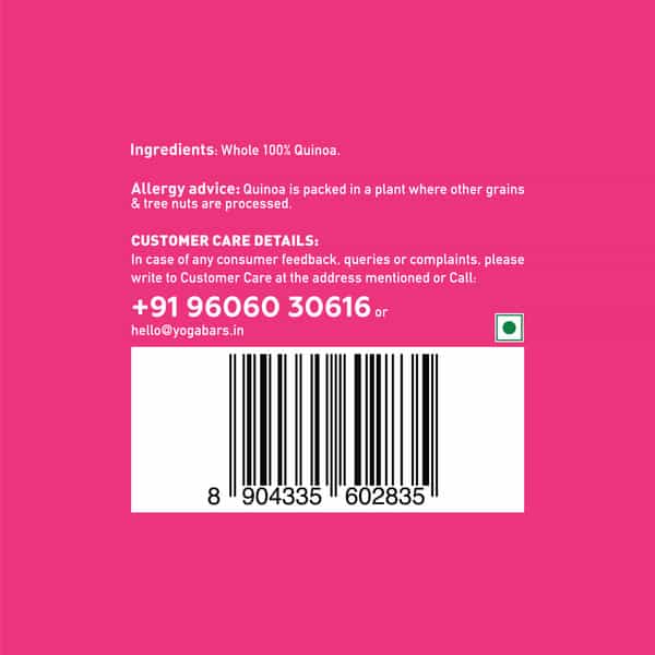 Yoga Bar Whole Quinoa Gluten Free 1Kg