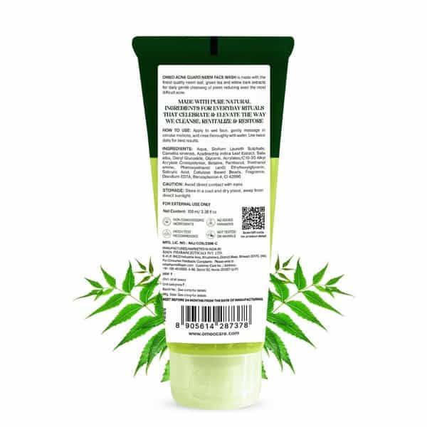 Omeo Acne Guard Neem Face Wash - 100Ml