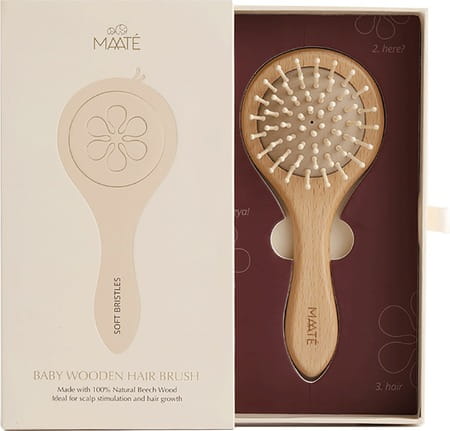 Maate Baby Wooden Comb Gift Box I Baby Wooden Hair Brush