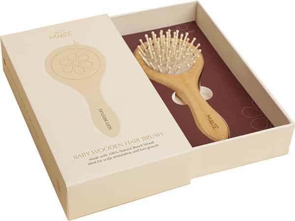 Maate Baby Wooden Comb Gift Box I Baby Wooden Hair Brush