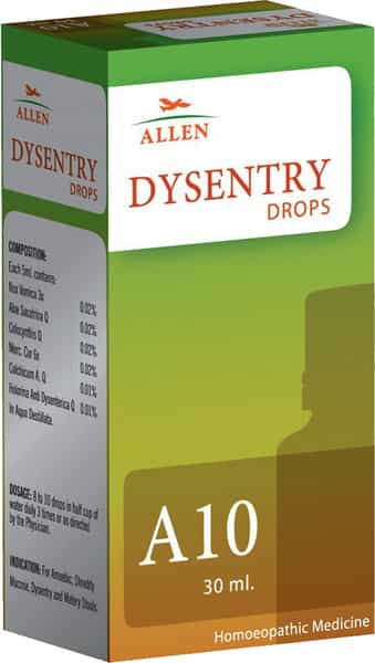 Allen Laboratories A10 Dysentry Drop Pack Of 2 | 30Ml Each