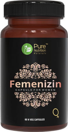 Pure Nutrition Femenizin | Vitality Supplement For Women | For Improved Libido | 60 Veg Capsules