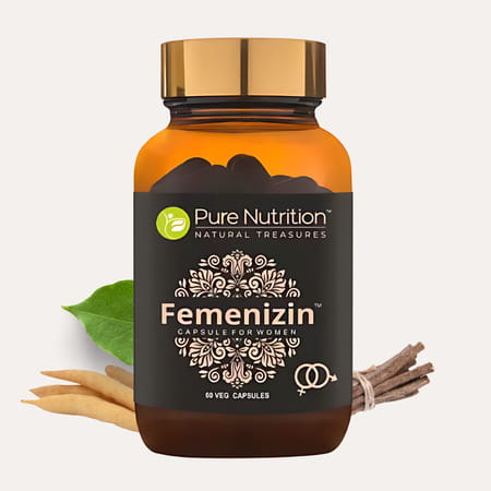 Pure Nutrition Femenizin | Vitality Supplement For Women | For Improved Libido | 60 Veg Capsules