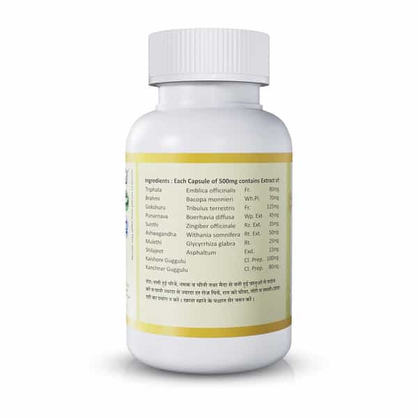 Jeena Sikho Thyri | Herbal Supplements For Thyroid Care | Naturally Blended Punarnava 60 Capsules