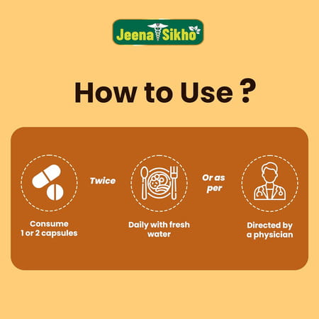 Jeena Sikho Thyri | Herbal Supplements For Thyroid Care | Naturally Blended Punarnava 60 Capsules