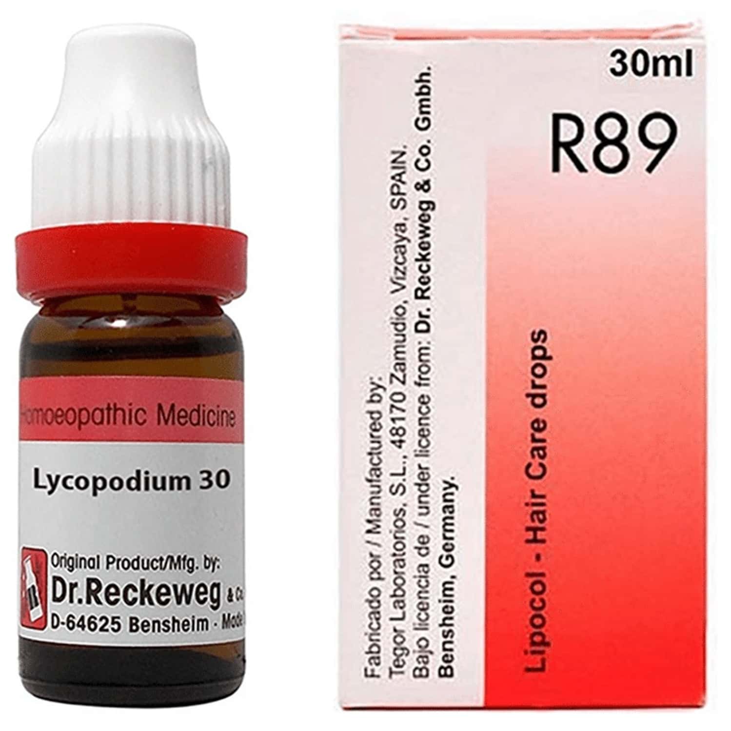 Dr. Reckeweg Hair Care Combo (r89 + Lycopodium Dilution 30ch) 1 No's