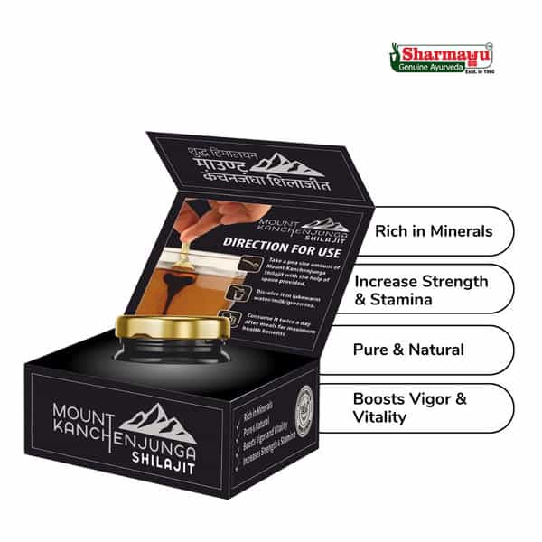 Sharmayu Shilajit Swarna Shakti Ras - 200G