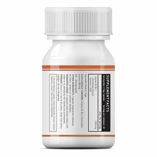 Inlife Arjuna Extract 60-Veg Capsules (500 Mg) (2 Pack) (2 X 60 No)