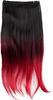 Streak Street Scarlet Red Ombre Hair Extensions