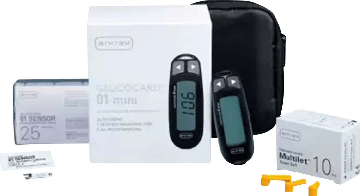 Arkray Max Glucocard 01-Mini Glucometer (Black)