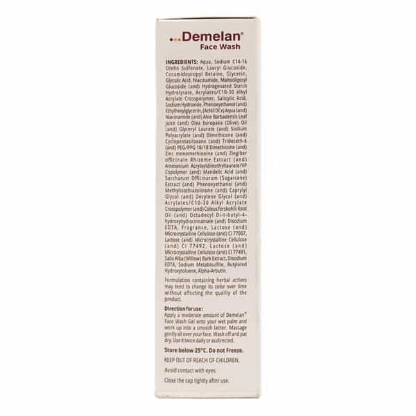 Demelan | Face Wash | Normal & Oily Skin | 100 Ml