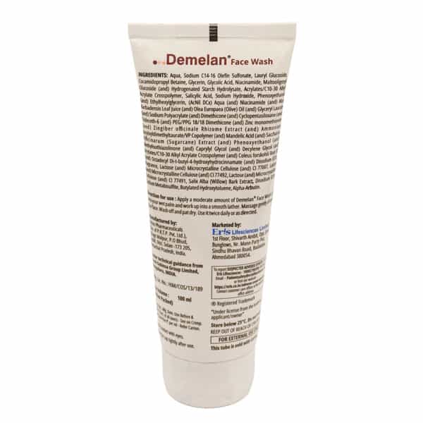 Demelan | Face Wash | Normal & Oily Skin | 100 Ml