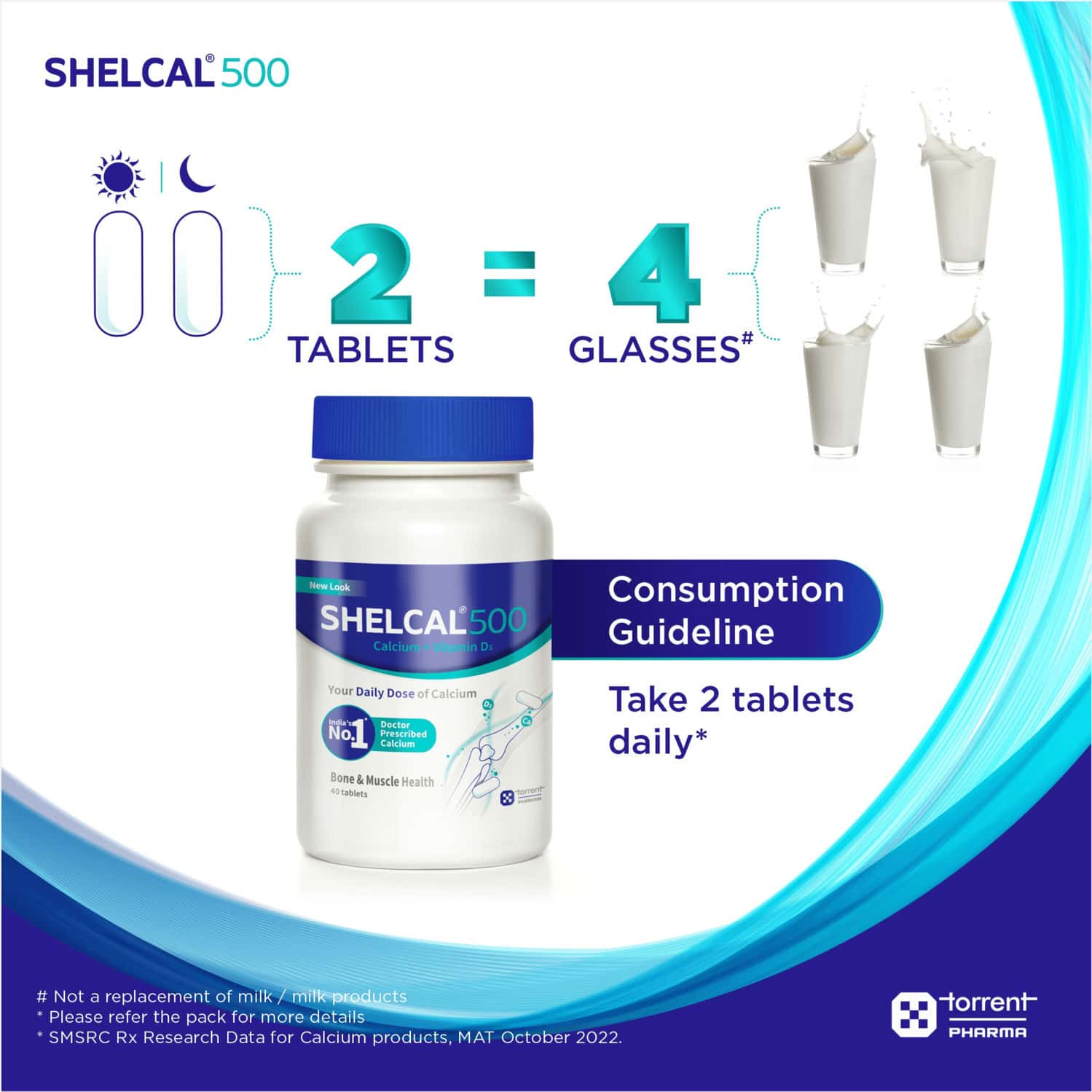 Buy SHELCAL 500MG BOTTLE OF 40 TABLETS Online & Get Upto 60% OFF at ...