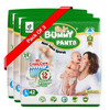 Bummy Pants Baby Diaper - L | Ultra Dry Comfort | 360 Protection | 12Hr Absorption - (3 X 42Pcs)