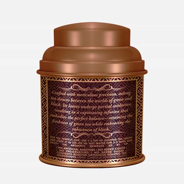 The Tea Ark Oolong Tea Leaves (50G) | Roasted Orthodox Oolong Herbal Tea For Overall Wellbeing