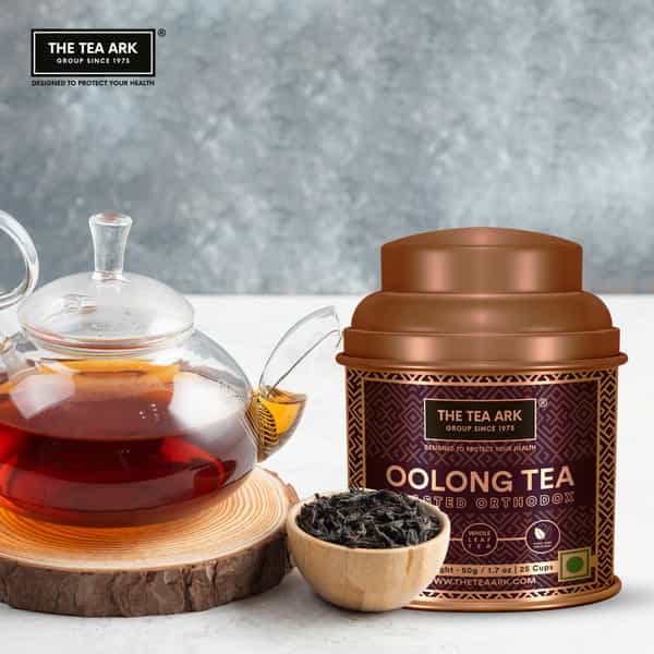 The Tea Ark Oolong Tea Leaves (50G) | Roasted Orthodox Oolong Herbal Tea For Overall Wellbeing