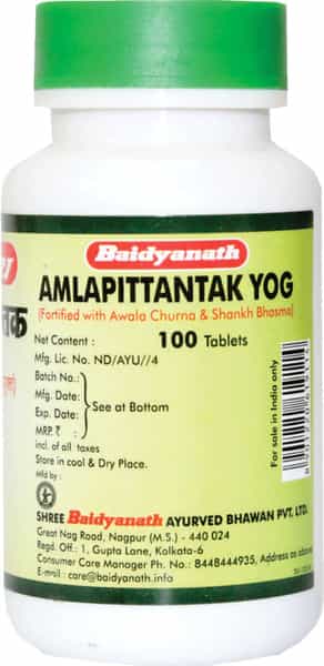 Baidyanath Asli Ayurved Amlapittantak Yog | Constipation Relief Healthy Digestion - 100X2 Tablets
