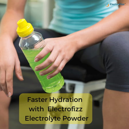 Electrofizz Hydration Energy Powder For Workout For Men And Women- Pineapple Flavour 1 Kg Jar