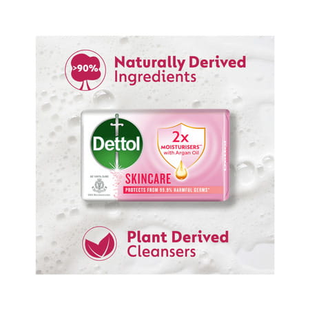 Dettol Skincare Mega Saver Pack 2X Moisturisers Soap 150Gm