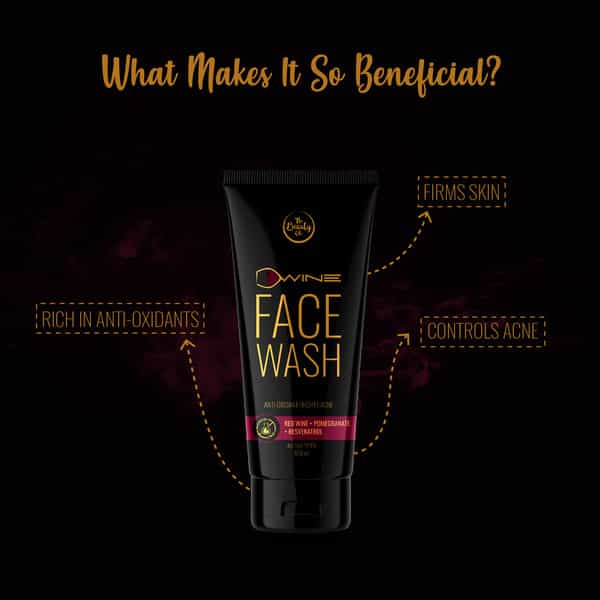 The Beauty Co. D`Wine Face Wash With Red Wine 100Ml