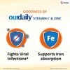 Ourdaily Vitamin C ( 500Mg ) & Zinc Chewable Tablets-Builds Immunity - Lemony Orange- 15 Tablets